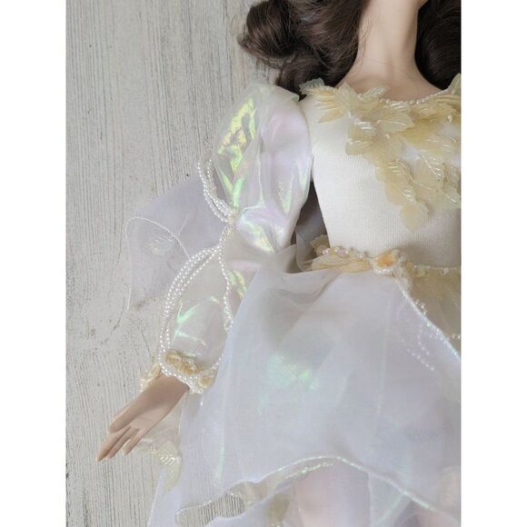 Franklin heirloom Peggy Fleming AS IS ice skater porcelain doll collectible - Picture 9 of 15